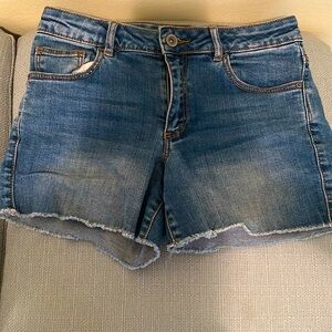 Zara girls , Blue Acid Washed Shorts , Denim Collection